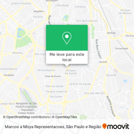 Marcos a Moya Representacoes mapa