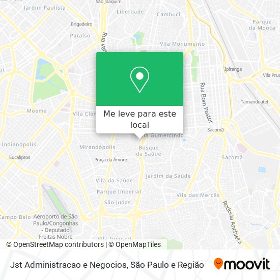 Jst Administracao e Negocios mapa