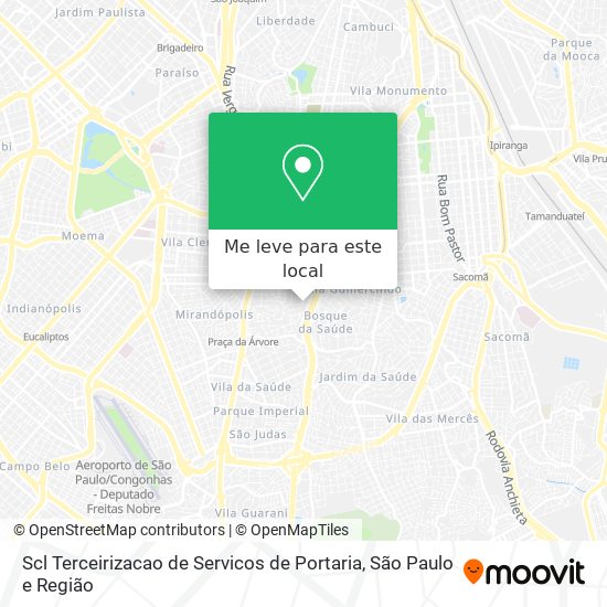 Scl Terceirizacao de Servicos de Portaria mapa