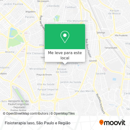 Fisioterapia Iaso mapa