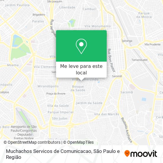 Muchachos Servicos de Comunicacao mapa