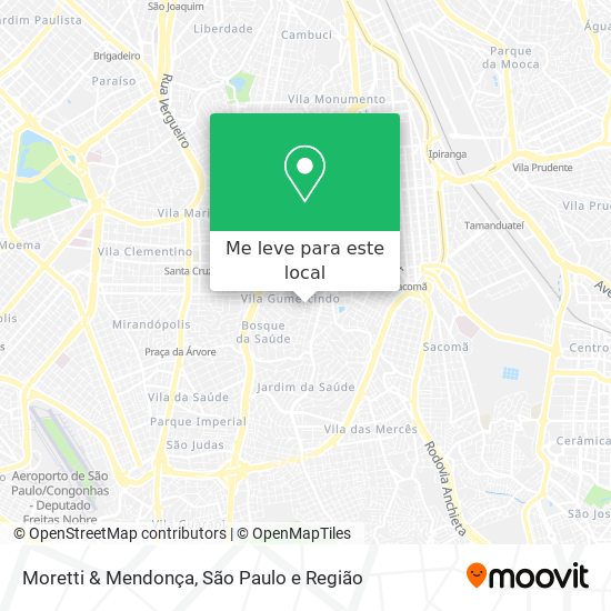 Moretti & Mendonça mapa