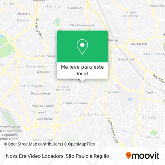 Nova Era Video Locadora mapa