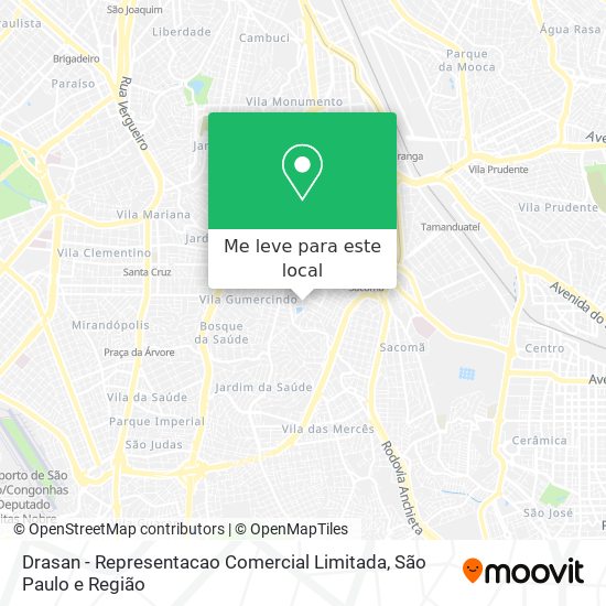 Drasan - Representacao Comercial Limitada mapa