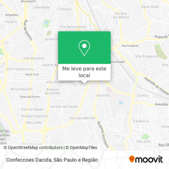 Confeccoes Dacida mapa