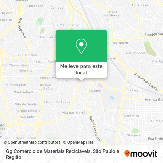 Gg Comércio de Materiais Recicláveis mapa