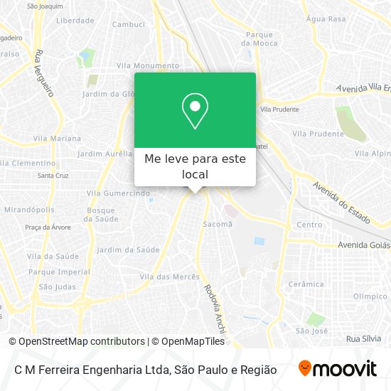 C M Ferreira Engenharia Ltda mapa