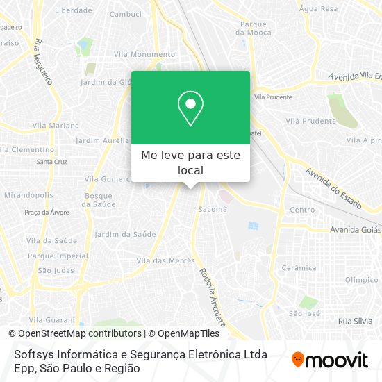 Softsys Informática e Segurança Eletrônica Ltda Epp mapa