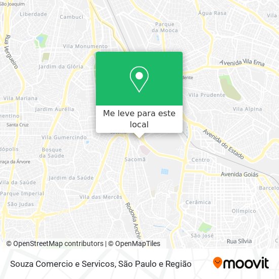 Souza Comercio e Servicos mapa