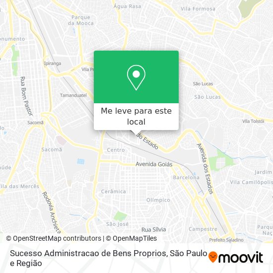 Sucesso Administracao de Bens Proprios mapa