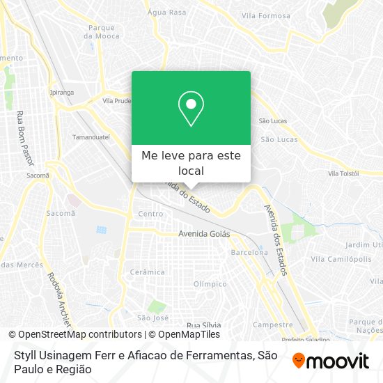 Styll Usinagem Ferr e Afiacao de Ferramentas mapa