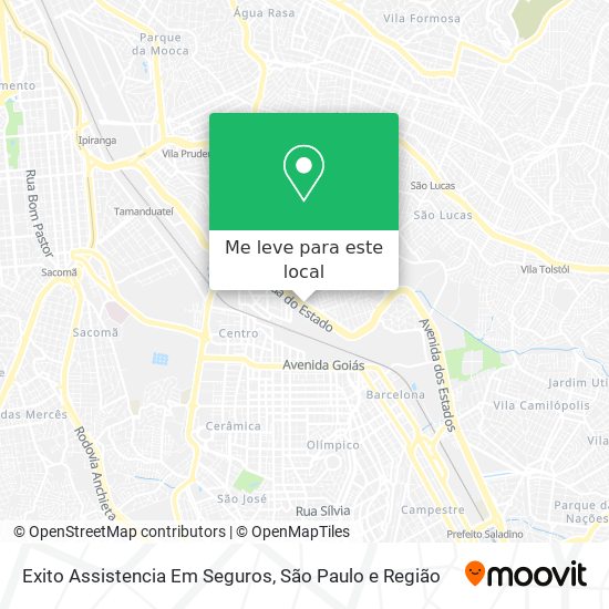 Exito Assistencia Em Seguros mapa