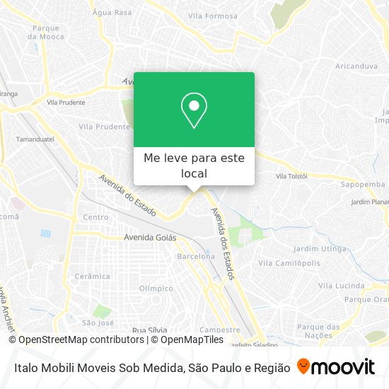 Italo Mobili Moveis Sob Medida mapa