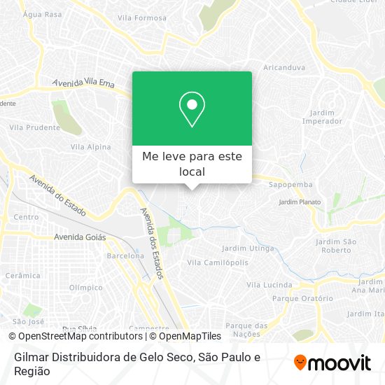 Gilmar Distribuidora de Gelo Seco mapa