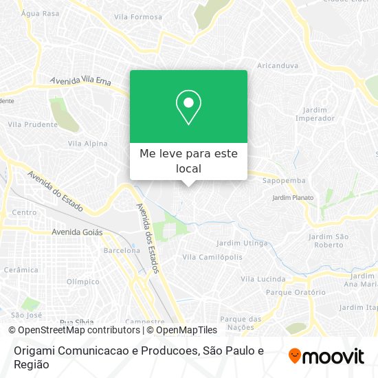 Origami Comunicacao e Producoes mapa