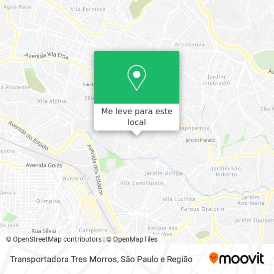 Transportadora Tres Morros mapa