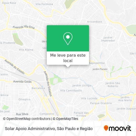 Solar Apoio Administrativo mapa