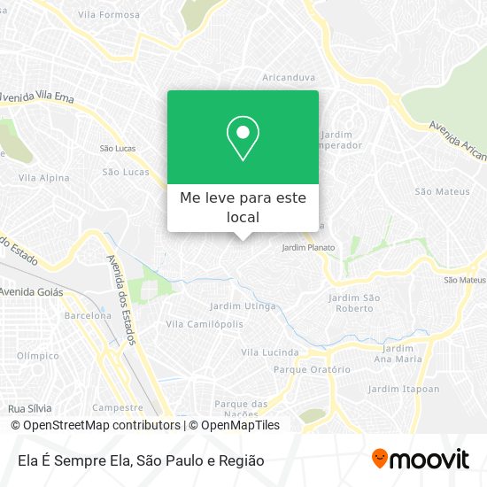 Ela É Sempre Ela mapa