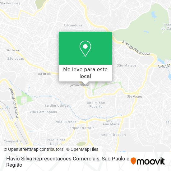 Flavio Silva Representacoes Comerciais mapa