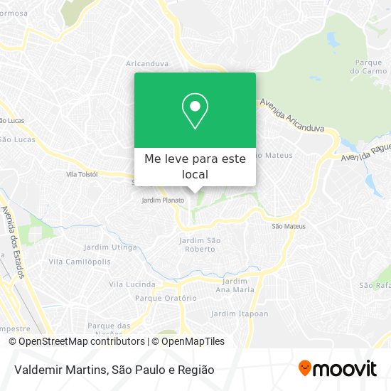 Valdemir Martins mapa