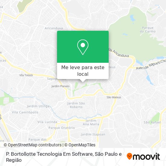 P. Bortollotte Tecnologia Em Software mapa