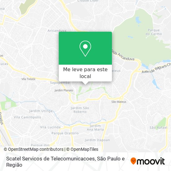 Scatel Servicos de Telecomunicacoes mapa