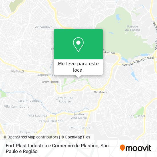 Fort Plast Industria e Comercio de Plastico mapa