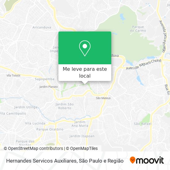 Hernandes Servicos Auxiliares mapa