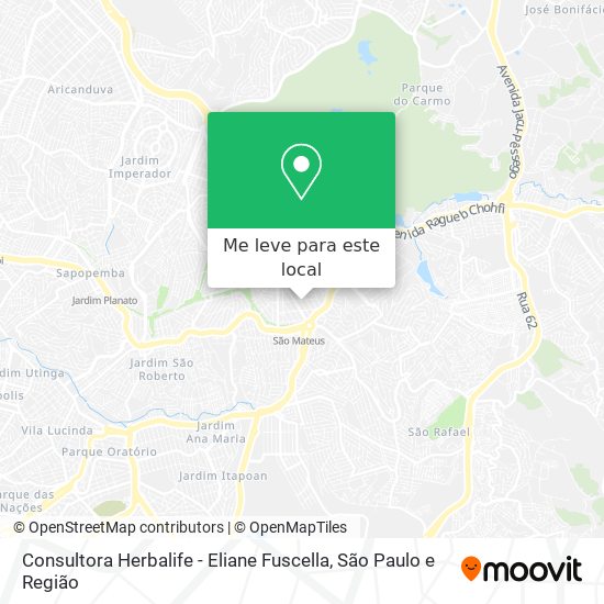Consultora Herbalife - Eliane Fuscella mapa