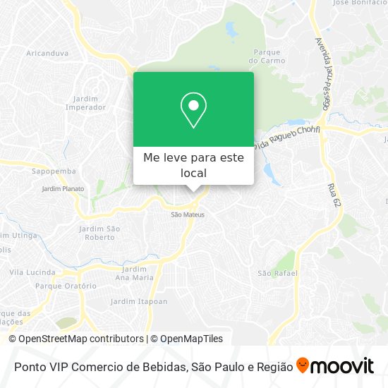 Ponto VIP Comercio de Bebidas mapa