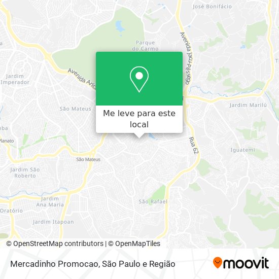 Mercadinho Promocao mapa