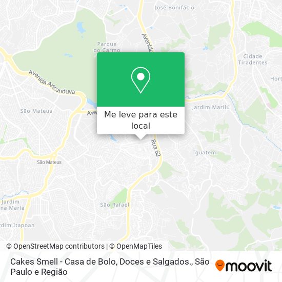 Cakes Smell - Casa de Bolo, Doces e Salgados. mapa