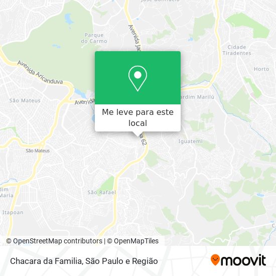 Chacara da Familia mapa