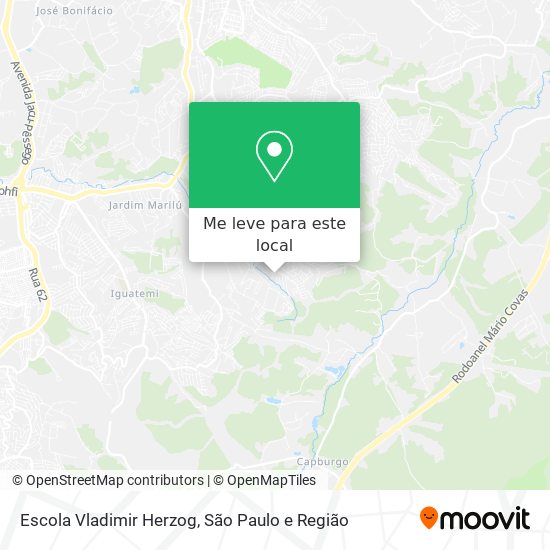 Escola Vladimir Herzog mapa