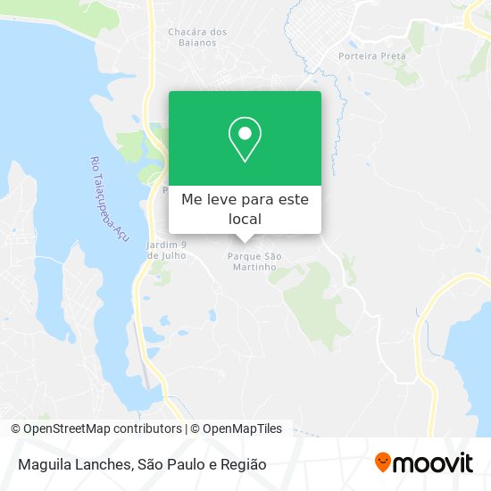 Maguila Lanches mapa