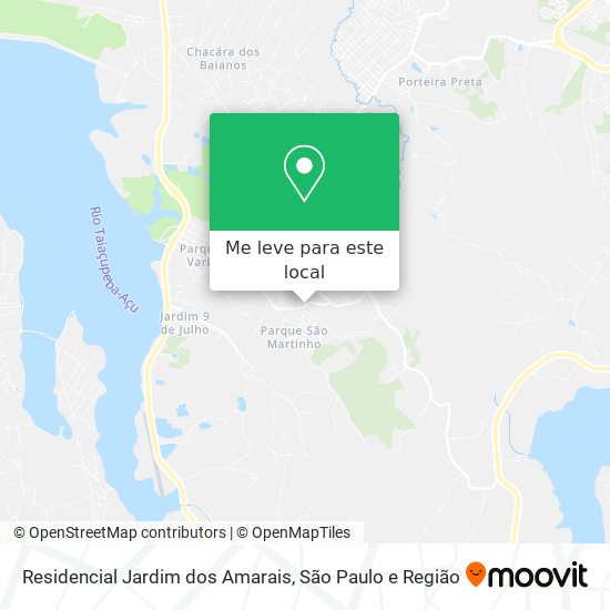 Residencial Jardim dos Amarais mapa