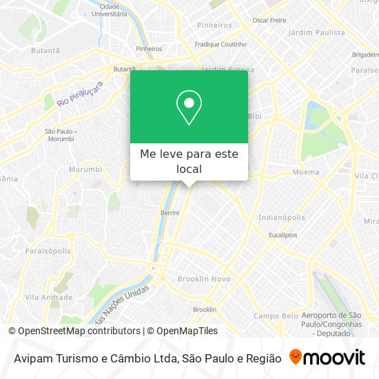 Avipam Turismo e Câmbio Ltda mapa