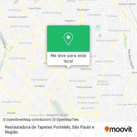 Restauradora de Tapetes Porteleki mapa