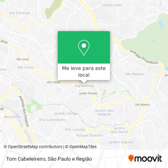 Tom Cabeleireiro mapa