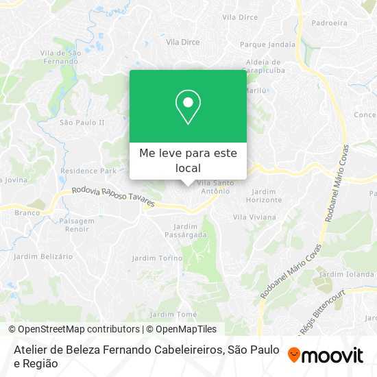 Atelier de Beleza Fernando Cabeleireiros mapa