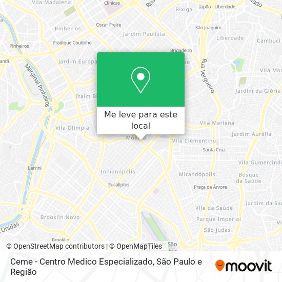 Ceme - Centro Medico Especializado mapa