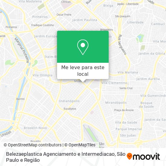 Belezaeplastica Agenciamento e Intermediacao mapa