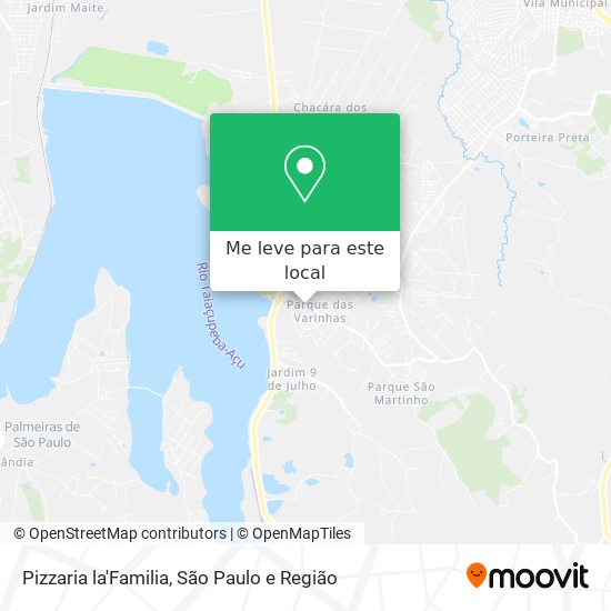 Pizzaria la'Familia mapa