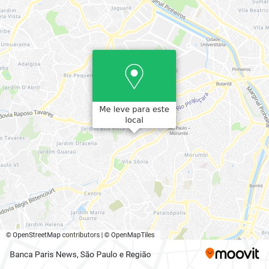 Banca Paris News mapa