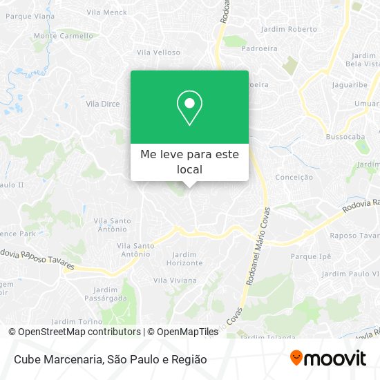 Cube Marcenaria mapa