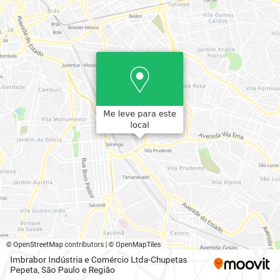 Imbrabor Indústria e Comércio Ltda-Chupetas Pepeta mapa
