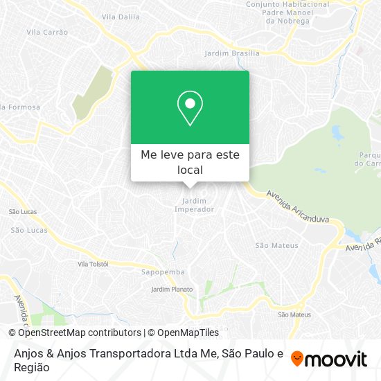 Anjos & Anjos Transportadora Ltda Me mapa