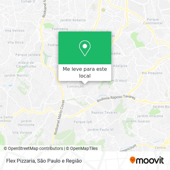 Flex Pizzaria mapa