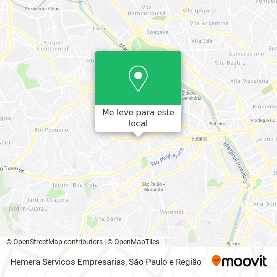 Hemera Servicos Empresarias mapa