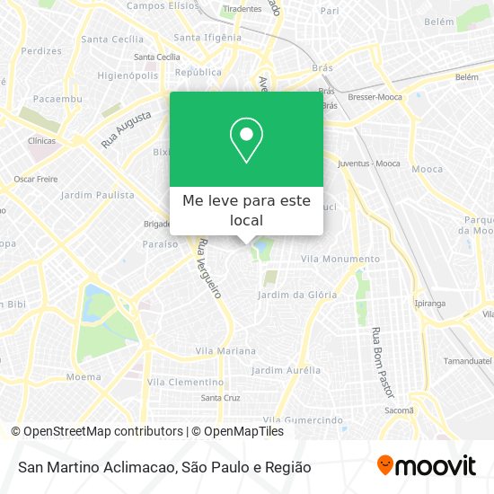 San Martino Aclimacao mapa